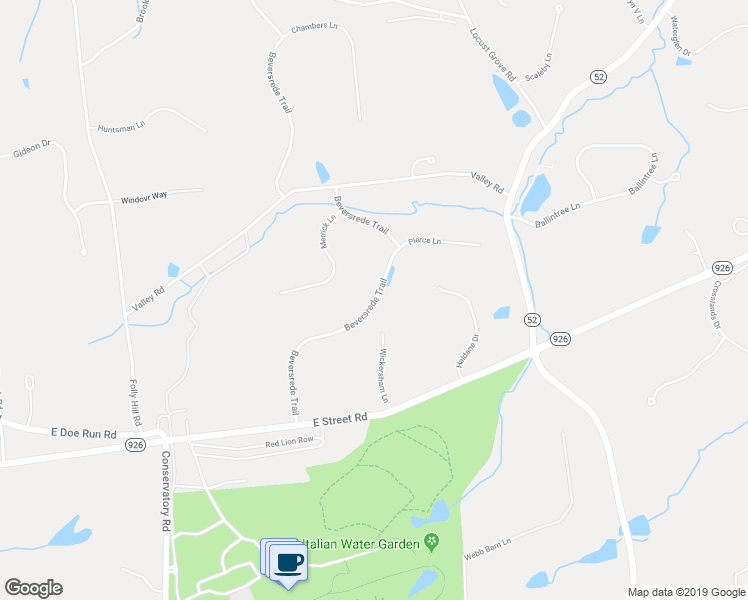 map of restaurants, bars, coffee shops, grocery stores, and more near 727 Beversrede Trail in Kennett Square