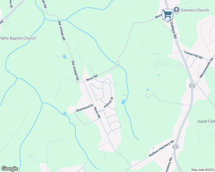 map of restaurants, bars, coffee shops, grocery stores, and more near 1908 Patriot Street in York