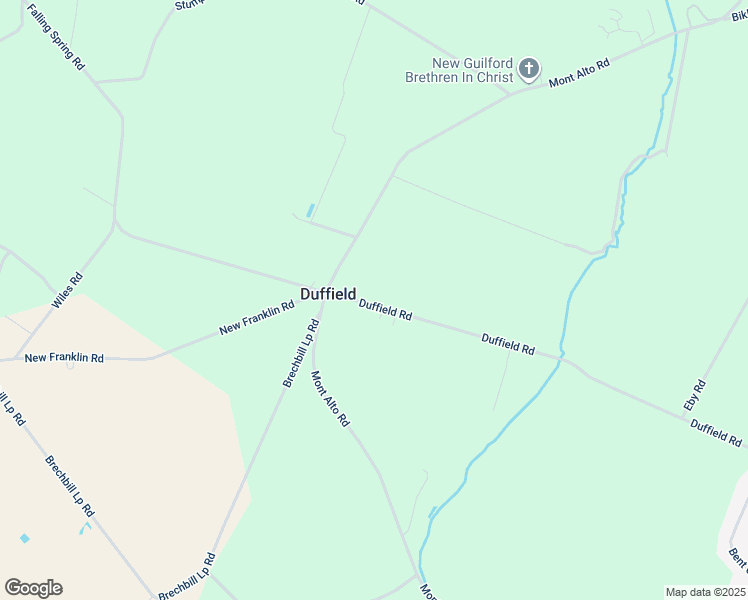 map of restaurants, bars, coffee shops, grocery stores, and more near 4453 Duffield Road in Chambersburg