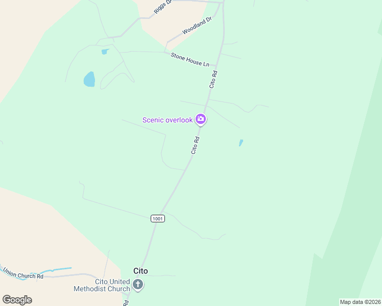 map of restaurants, bars, coffee shops, grocery stores, and more near 4391 Cito Road in McConnellsburg