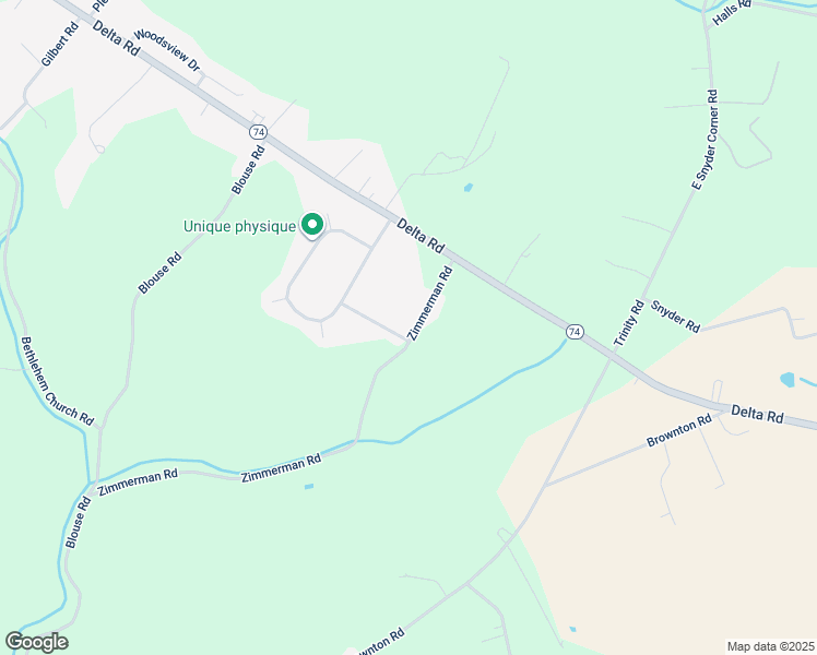 map of restaurants, bars, coffee shops, grocery stores, and more near 400 Woodsdale Drive in Red Lion