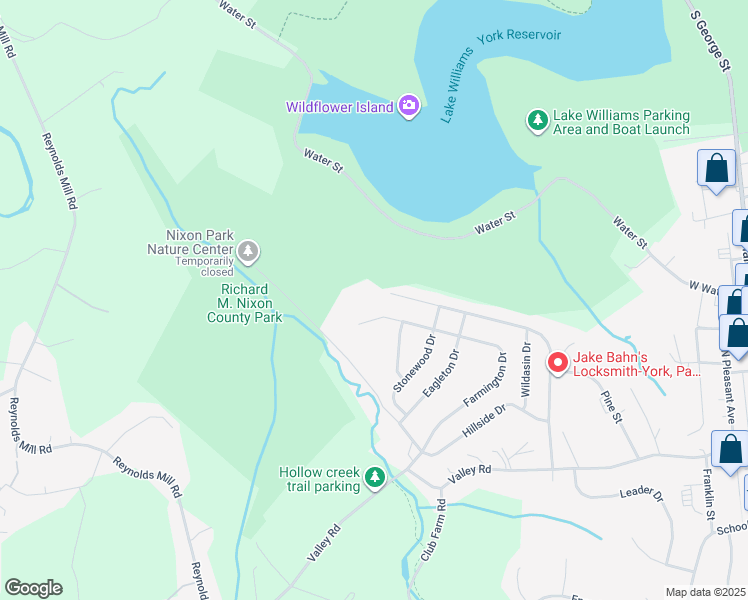 map of restaurants, bars, coffee shops, grocery stores, and more near 121 Farmington Drive in Jacobus