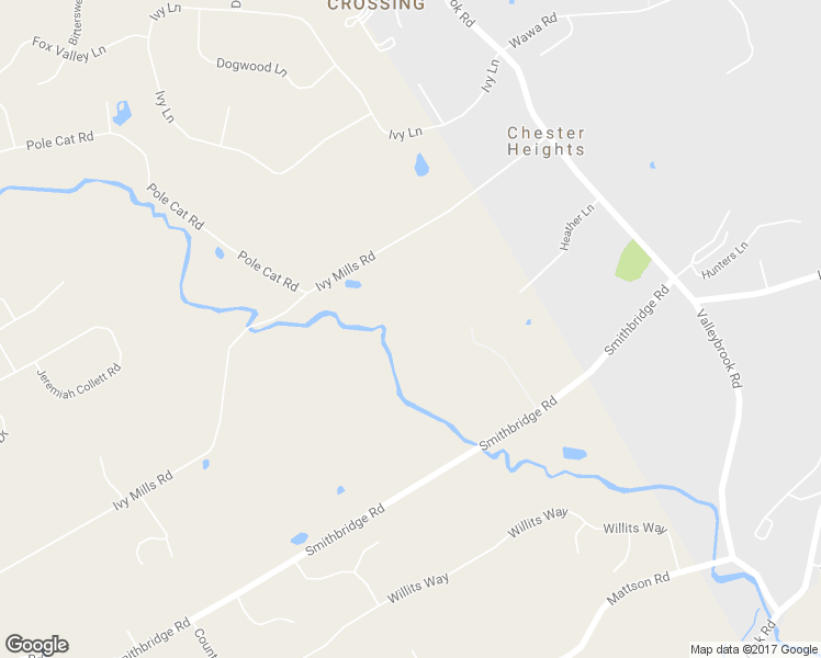 map of restaurants, bars, coffee shops, grocery stores, and more near 136 Ivy Mills Road in Glen Mills