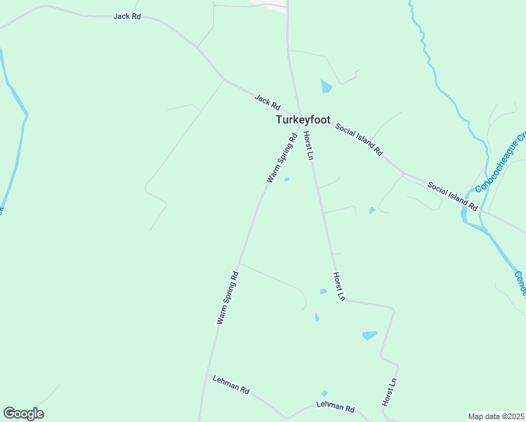 map of restaurants, bars, coffee shops, grocery stores, and more near Warm Spring Road in Chambersburg