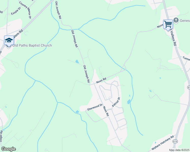 map of restaurants, bars, coffee shops, grocery stores, and more near 1864 Buck Hill Drive in York