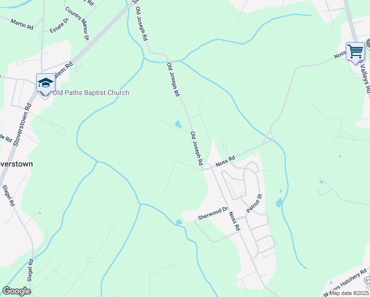 map of restaurants, bars, coffee shops, grocery stores, and more near 2007 Paperback Way in York
