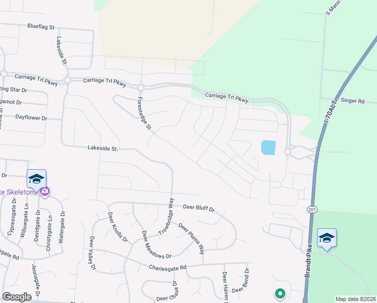 map of restaurants, bars, coffee shops, grocery stores, and more near 6315 Willow Oak Drive in Tipp City