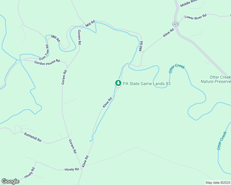 map of restaurants, bars, coffee shops, grocery stores, and more near Kline Road in York County