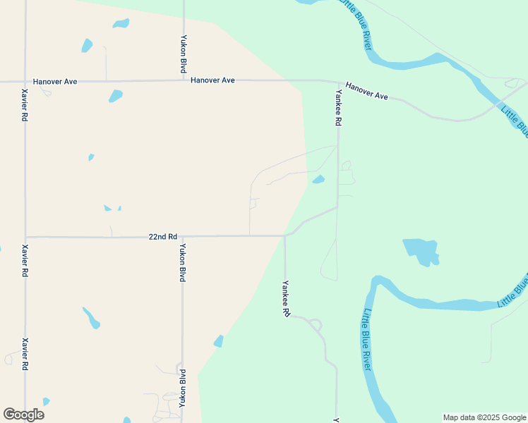 map of restaurants, bars, coffee shops, grocery stores, and more near 22nd Road in Hanover