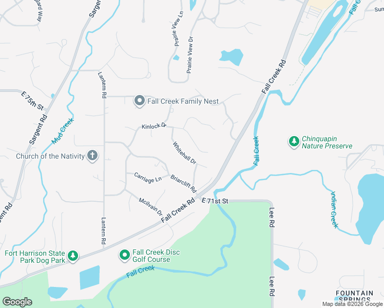 map of restaurants, bars, coffee shops, grocery stores, and more near 7235 Whitehall Drive in Indianapolis