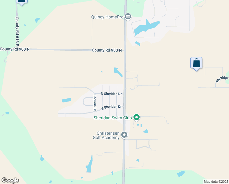 map of restaurants, bars, coffee shops, grocery stores, and more near 3709 Greenfield Road in Quincy