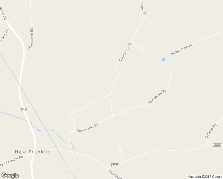 map of restaurants, bars, coffee shops, grocery stores, and more near 3295 Springview Drive in Chambersburg