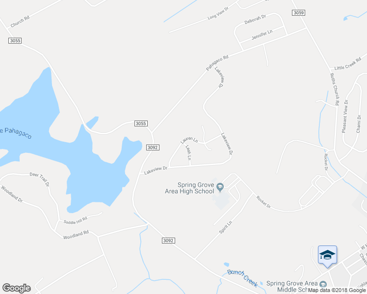 map of restaurants, bars, coffee shops, grocery stores, and more near 6417 Lauren Lane in Spring Grove
