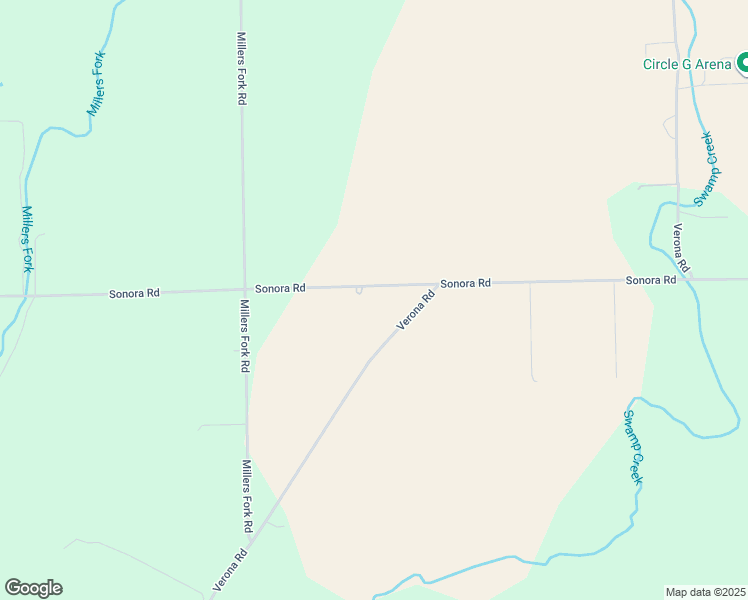 map of restaurants, bars, coffee shops, grocery stores, and more near 7060 Sonora Road in Lewisburg