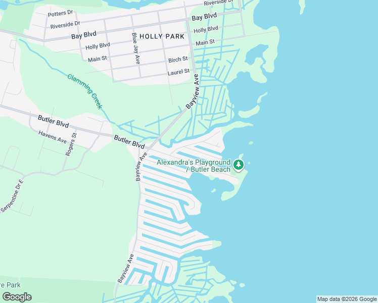 map of restaurants, bars, coffee shops, grocery stores, and more near 210 Longview Drive in Ocean County