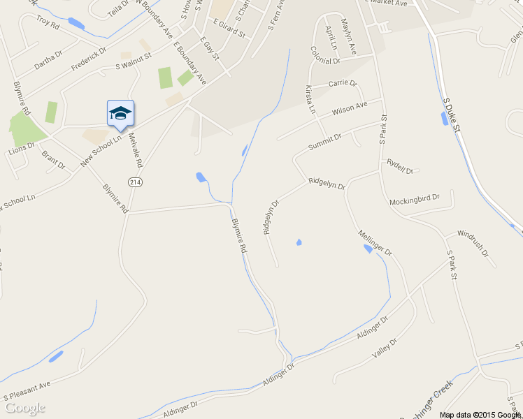 map of restaurants, bars, coffee shops, grocery stores, and more near 754 Ridgelyn Drive in Dallastown