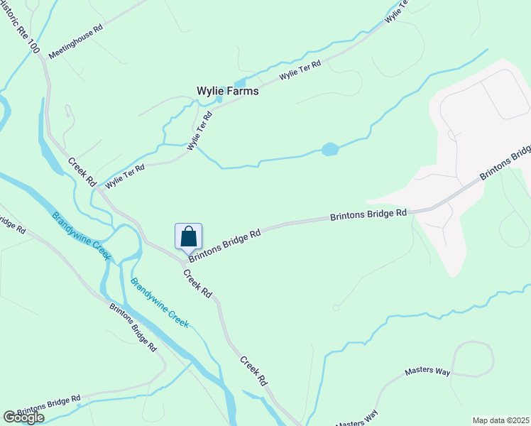 map of restaurants, bars, coffee shops, grocery stores, and more near 1075 Brintons Bridge Road in West Chester