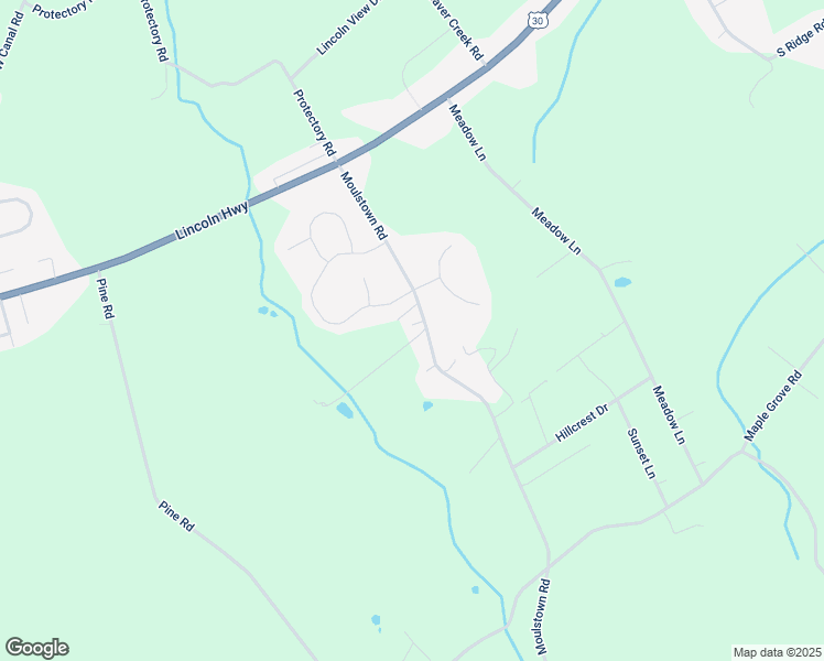 map of restaurants, bars, coffee shops, grocery stores, and more near 86 Moulstown Road in Abbottstown