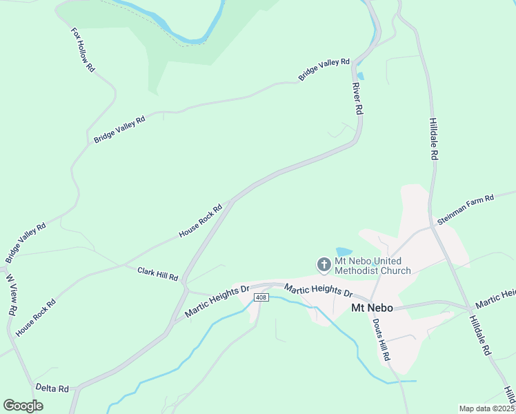 map of restaurants, bars, coffee shops, grocery stores, and more near 295 River Road in Pequea