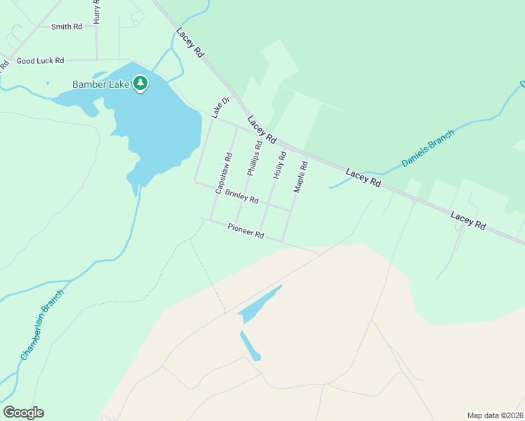 map of restaurants, bars, coffee shops, grocery stores, and more near 2336 Holly Road in Lacey Township