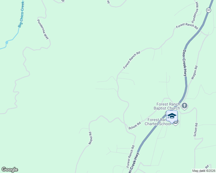 map of restaurants, bars, coffee shops, grocery stores, and more near 4715 Peregrine Road in Forest Ranch