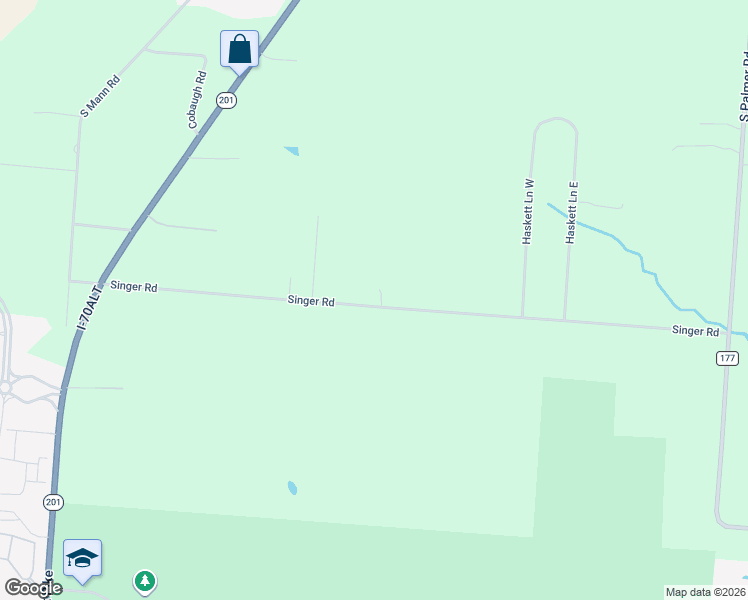 map of restaurants, bars, coffee shops, grocery stores, and more near 7137 Singer Road in Dayton