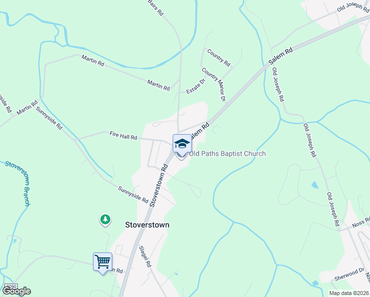 map of restaurants, bars, coffee shops, grocery stores, and more near 4500 Cherry Lane in York County