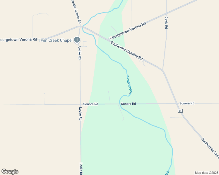 map of restaurants, bars, coffee shops, grocery stores, and more near 2511 Sonora Road in Lewisburg