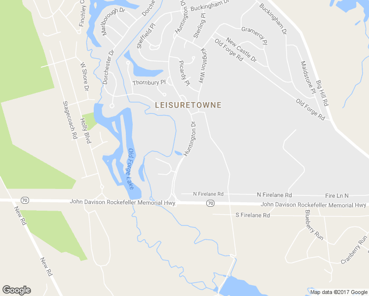map of restaurants, bars, coffee shops, grocery stores, and more near 23 Huntington Drive in Southampton Township