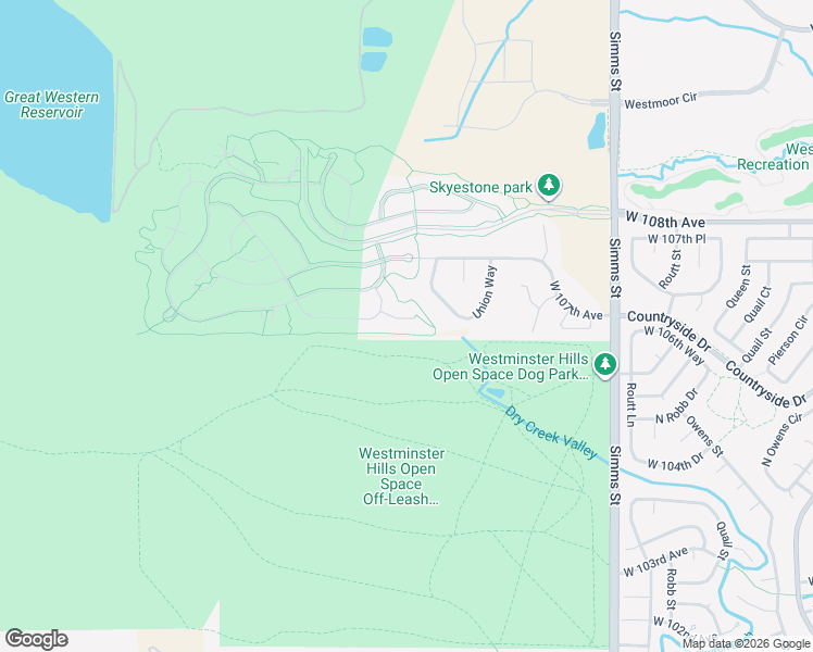 map of restaurants, bars, coffee shops, grocery stores, and more near 12370 West Big Horn Court in Broomfield