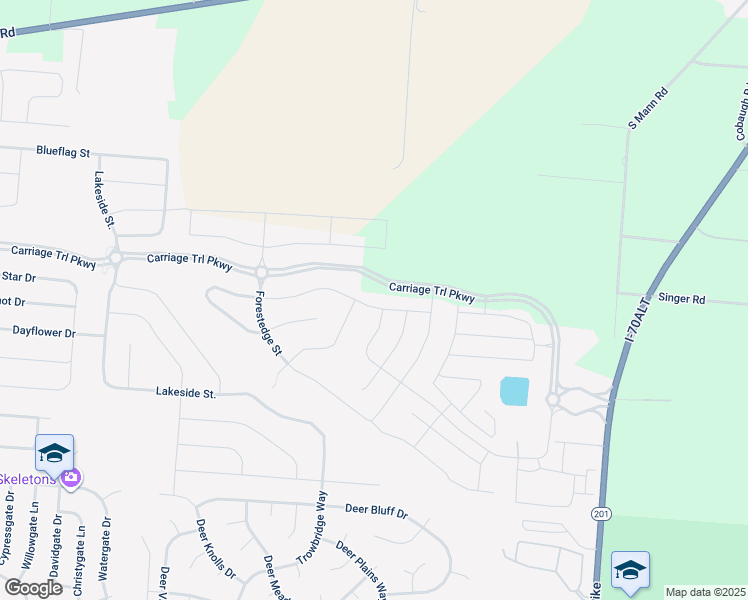 map of restaurants, bars, coffee shops, grocery stores, and more near 2469 Sunset Maple Drive in Tipp City