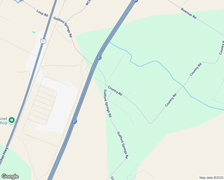 map of restaurants, bars, coffee shops, grocery stores, and more near 3262 Parks Drive in Chambersburg