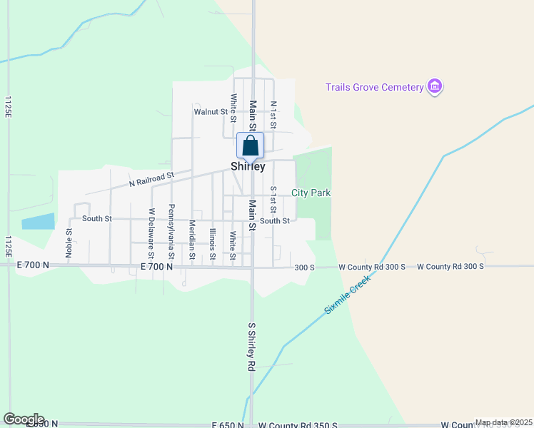 map of restaurants, bars, coffee shops, grocery stores, and more near 202 Main Street in Shirley