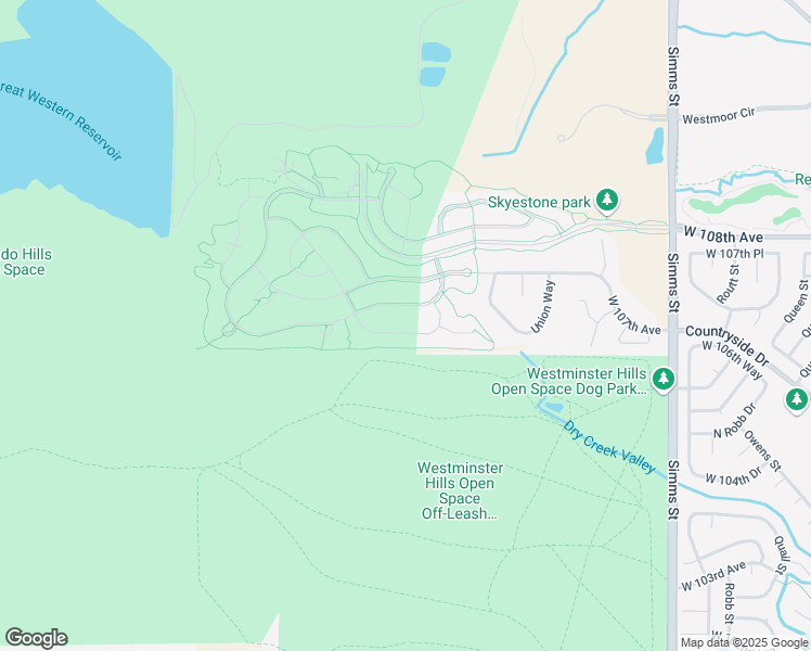 map of restaurants, bars, coffee shops, grocery stores, and more near 12597 West Big Horn Circle in Broomfield