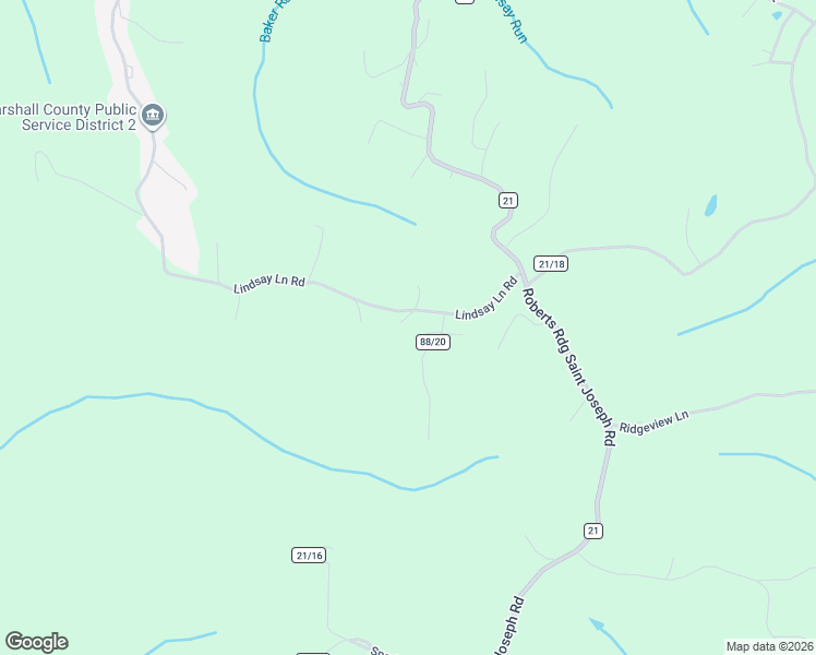 map of restaurants, bars, coffee shops, grocery stores, and more near 96 Crestview Lane in Moundsville