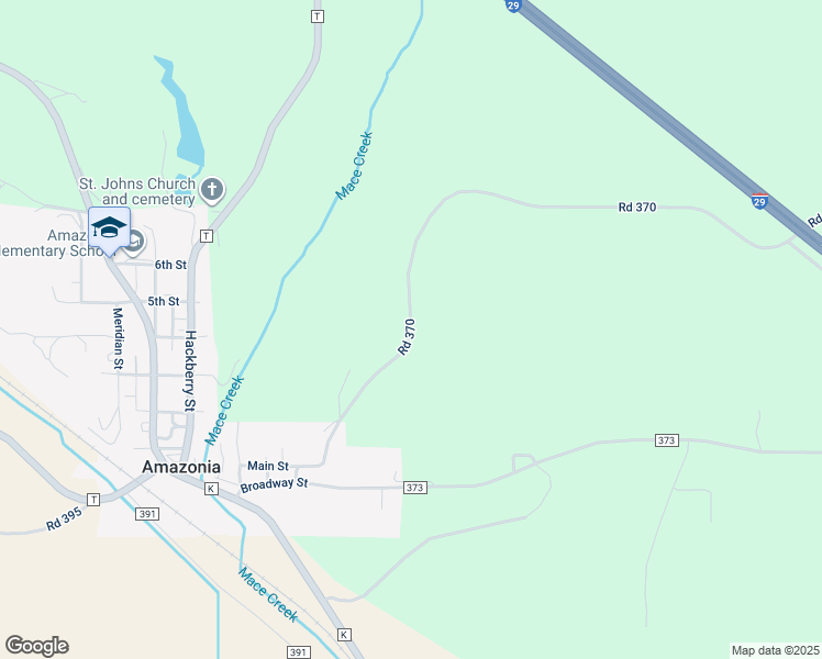 map of restaurants, bars, coffee shops, grocery stores, and more near Main in Amazonia