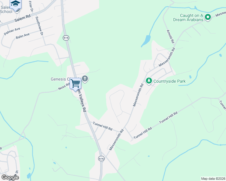 map of restaurants, bars, coffee shops, grocery stores, and more near 1424 Whispering Springs Dr in York