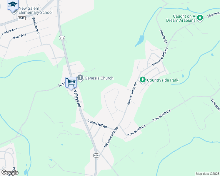 map of restaurants, bars, coffee shops, grocery stores, and more near 1420 Whispering Springs Drive in York