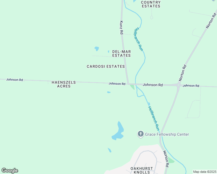 map of restaurants, bars, coffee shops, grocery stores, and more near 6445 Johnson Road in Galloway