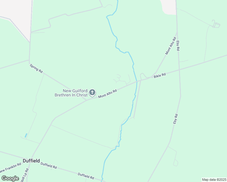 map of restaurants, bars, coffee shops, grocery stores, and more near 1325 Mont Alto Road in Chambersburg