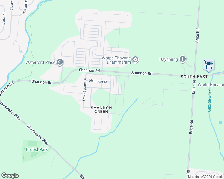 map of restaurants, bars, coffee shops, grocery stores, and more near 4266 Coble Bowman Way in Canal Winchester