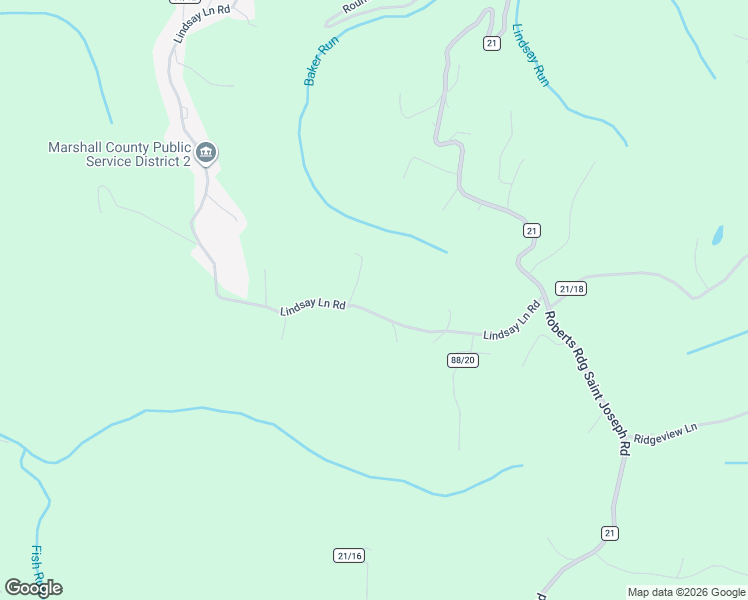 map of restaurants, bars, coffee shops, grocery stores, and more near 120 Lindsey Lane in Moundsville