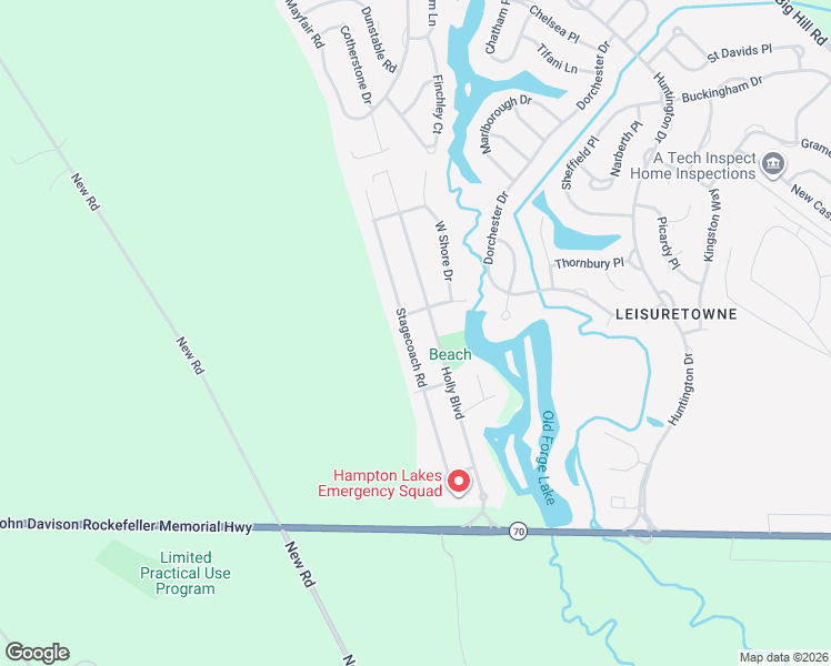 map of restaurants, bars, coffee shops, grocery stores, and more near 46 Holly Boulevard in Southampton Township