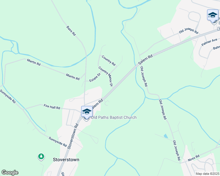 map of restaurants, bars, coffee shops, grocery stores, and more near 1786 Country Manor Drive in York
