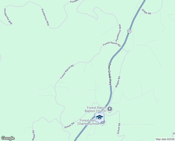 map of restaurants, bars, coffee shops, grocery stores, and more near 4931 Contentment Lane in Forest Ranch