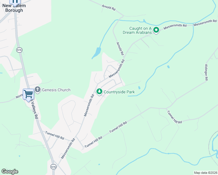 map of restaurants, bars, coffee shops, grocery stores, and more near 152 Timber Crest Drive in York