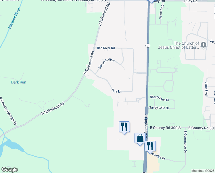 map of restaurants, bars, coffee shops, grocery stores, and more near 113 Tara Lane in New Castle