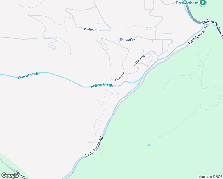 map of restaurants, bars, coffee shops, grocery stores, and more near 31428 Burke Road in Golden