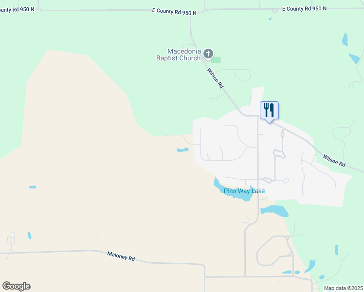 map of restaurants, bars, coffee shops, grocery stores, and more near 10165 Sanctuary Drive in Brownsburg