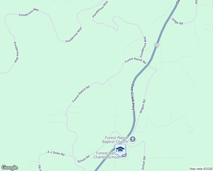 map of restaurants, bars, coffee shops, grocery stores, and more near 4911 Contentment Lane in Forest Ranch